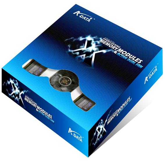 4GB A-Data DDR3 1600X PC3-12800 Extreme Edition V2 (7-7-7-20) w/Active Cooling Fans Dual Channel kit