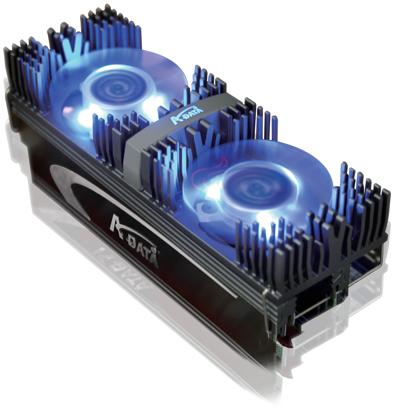 4GB A-Data DDR3 1600X PC3-12800 Extreme Edition V2 (7-7-7-20) w/Active Cooling Fans Dual Channel kit