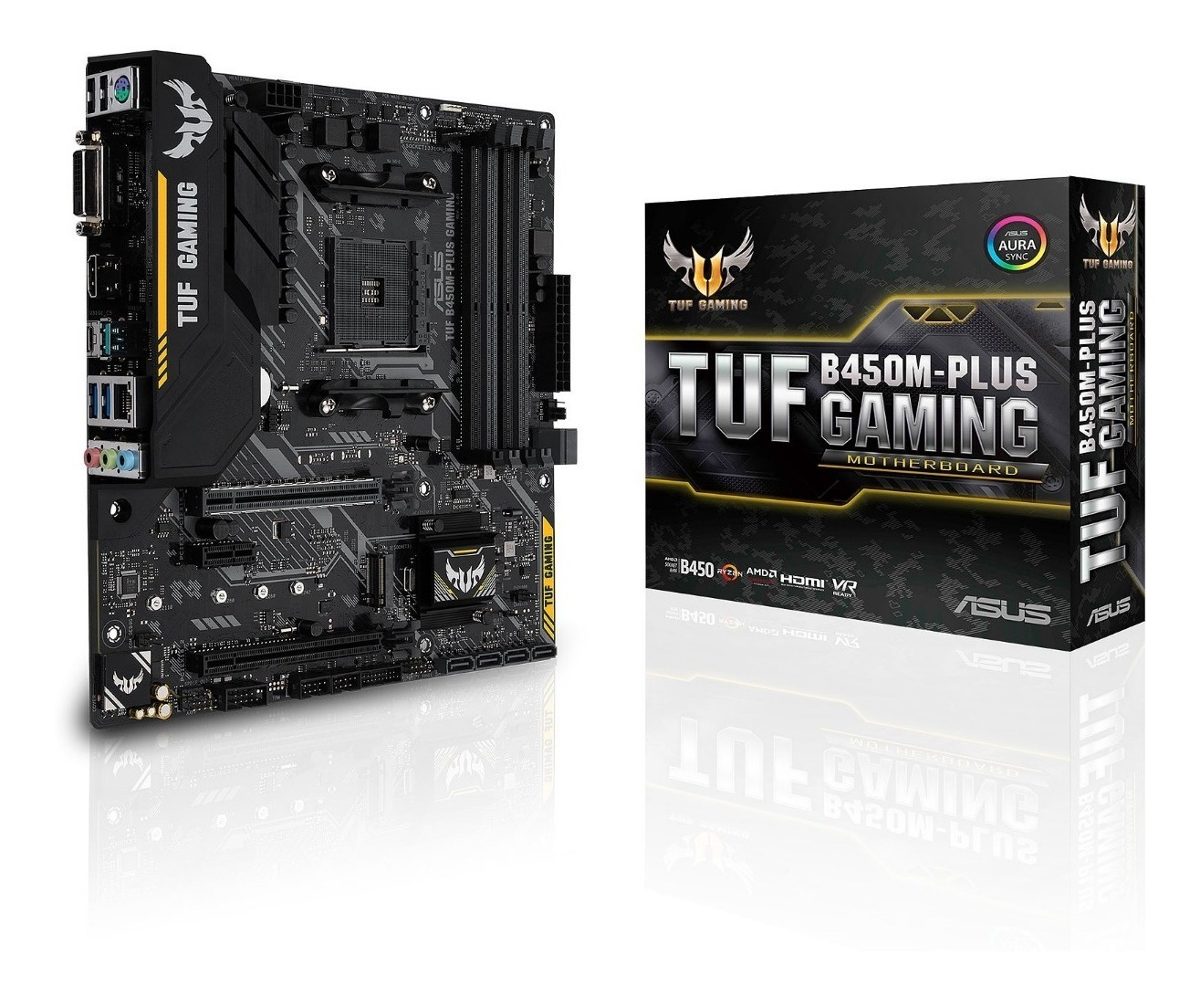 Asus TUF AM4 AMD B450M-Plus Gaming Micro ATX DDR4-SDRAM Motherboard