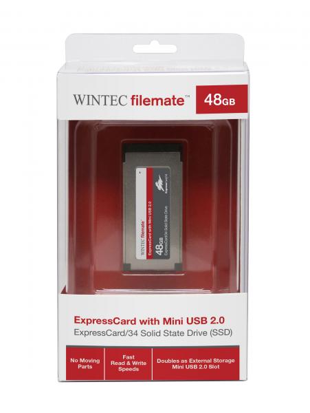 48GB FileMate SolidGO ExpressCard 34 Ultra SSD (w/mini USB port)
