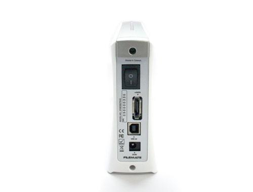 FileMate 3.5" SATA Hard Drive Enclosure (USB2.0 + eSATA) White
