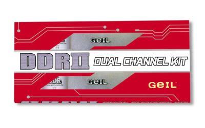 1Gb GeIL DDR2 PC2-4300 CL4 Value Series Dual Channel kit