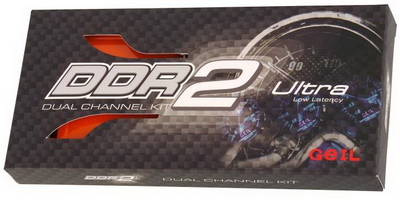 4GB GeIL DDR2 PC2-6400 (4-4-4-12) Ultra Plus Dual Channel kit
