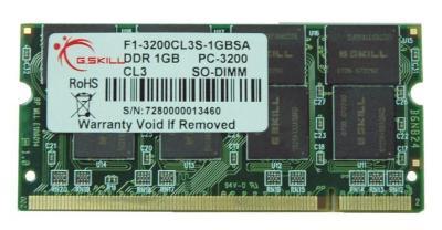 1GB G.Skill PC3200 SO-DIMM 400MHz laptop memory CL3