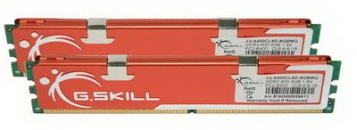 8GB G.Skill DDR2 PC2-6400 MQ Series (6-6-6) Dual Channel kit (2x4GB)