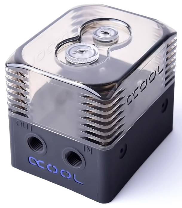 Alphacool Eisstation DDC Solo Reservoir - Black, Translucent