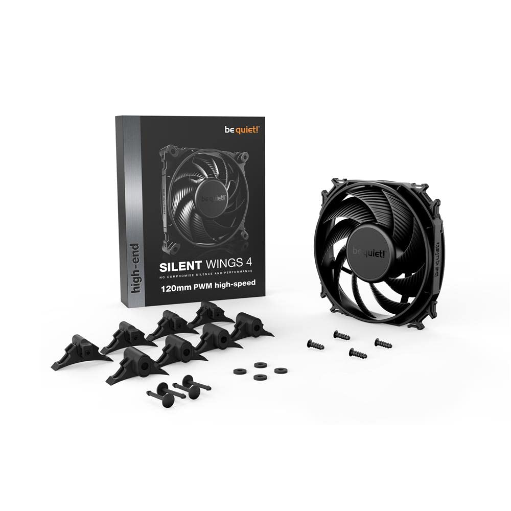 be quiet! SILENT WINGS 4 | 120mm PWM Computer case Fan 12 cm Black 1 pc(s)