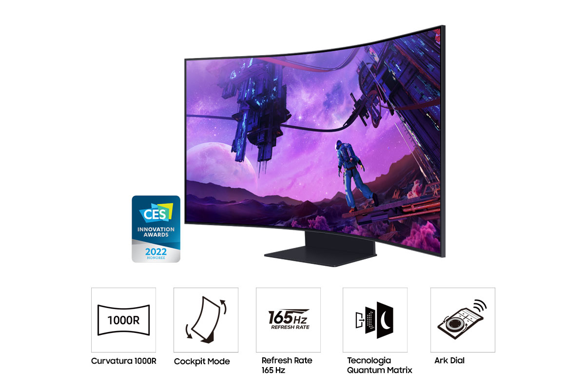 Samsung Odyssey ARK computer monitor 139.7 cm (55