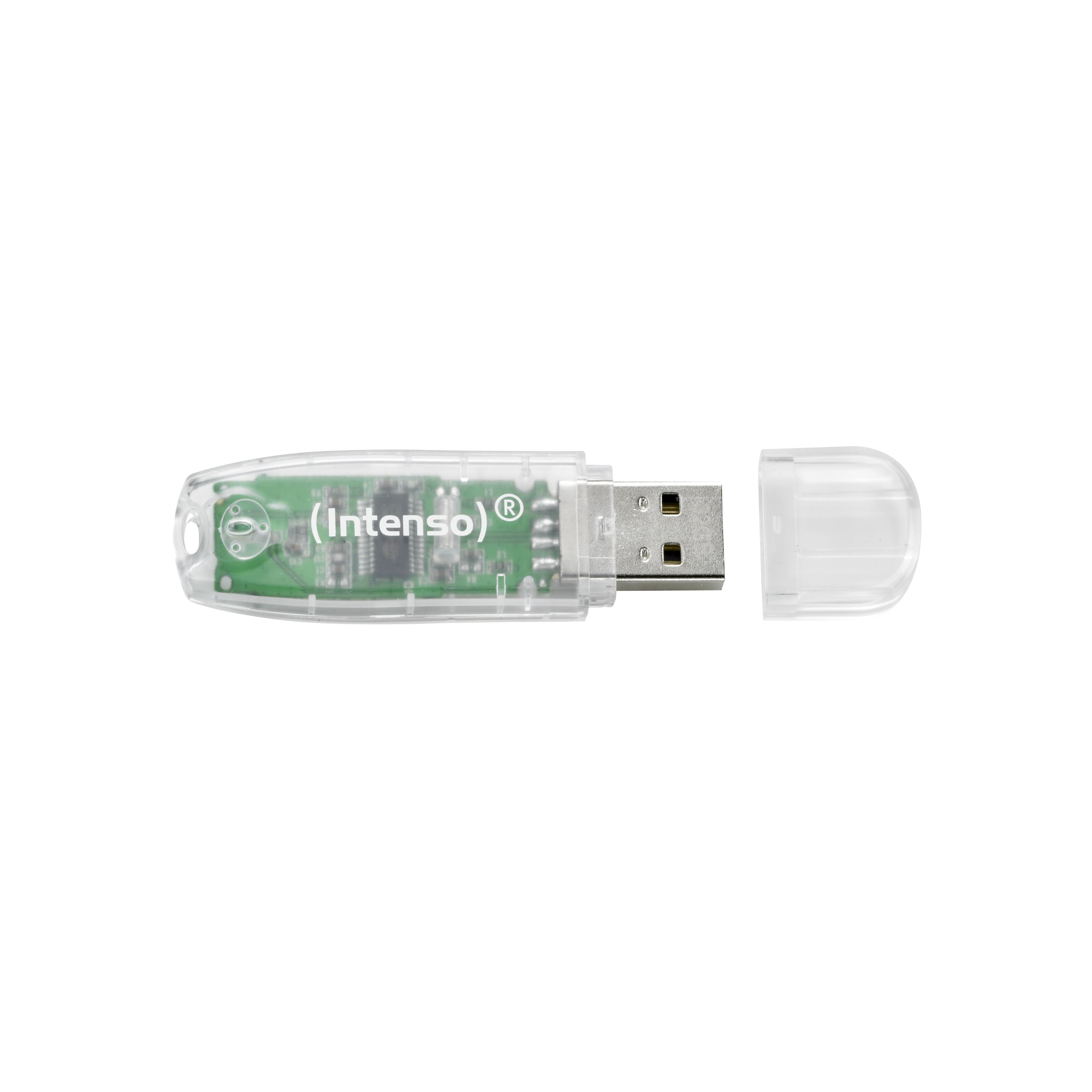 Usb Drive Rinbow Intenso Rainbow Line USB flash drive 32 GB USB Type-A 2.0 Transparent