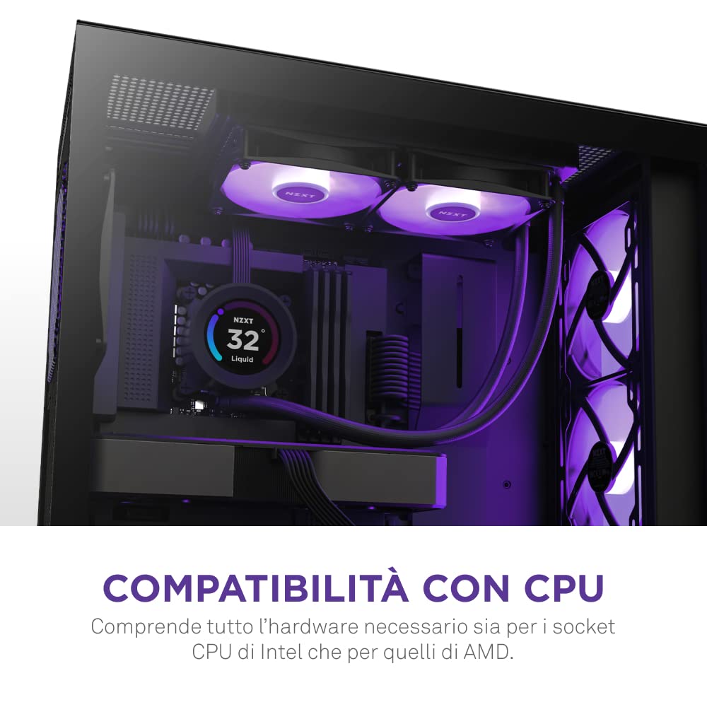 Nzxt Processor NZXT Kraken Elite 240 RGB Processor All-in-one liquid cooler 12 cm ...