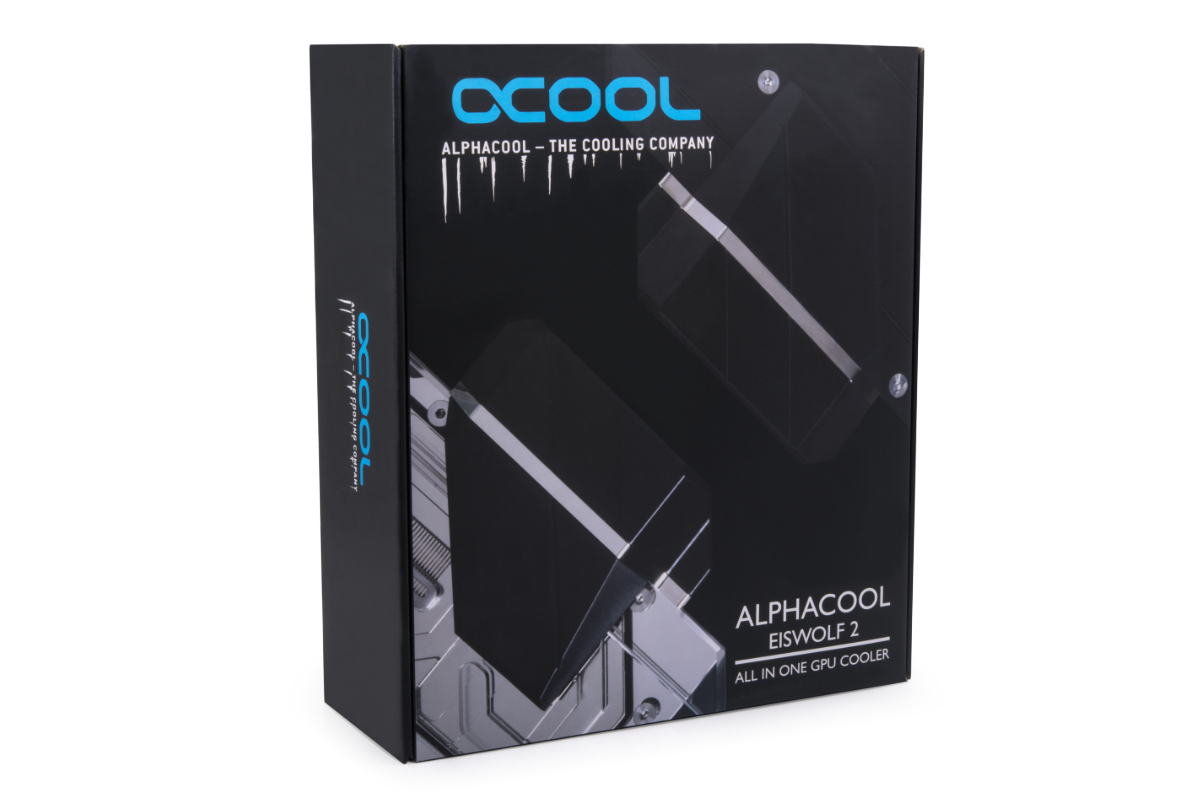 Alphacool Eiswolf 2 AIO Graphics card Liquid cooling kit 12 cm Black