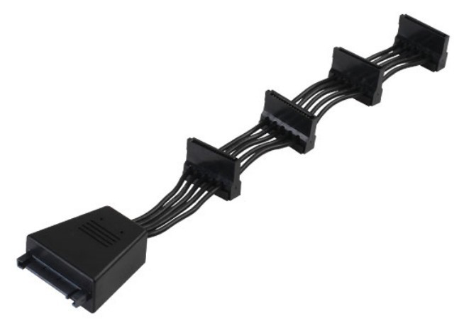 Silverstone CP06 SATA cable Black