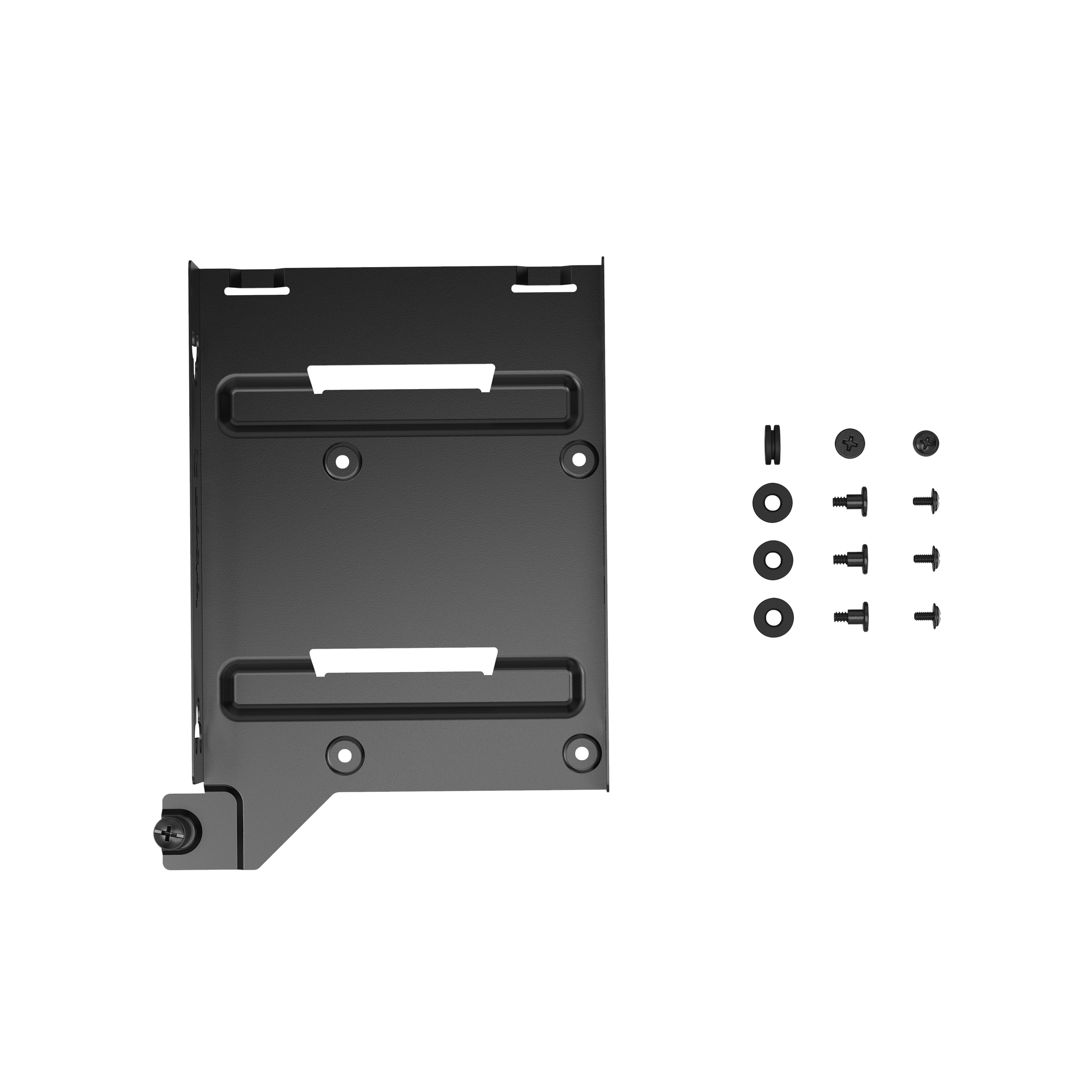Fractal Design Universal Multi-Bracket Tipo A – Pack De 2 – Convierte Ventilador 120mm En Soporte Para HDD, SSD O Bomba – Color Negro