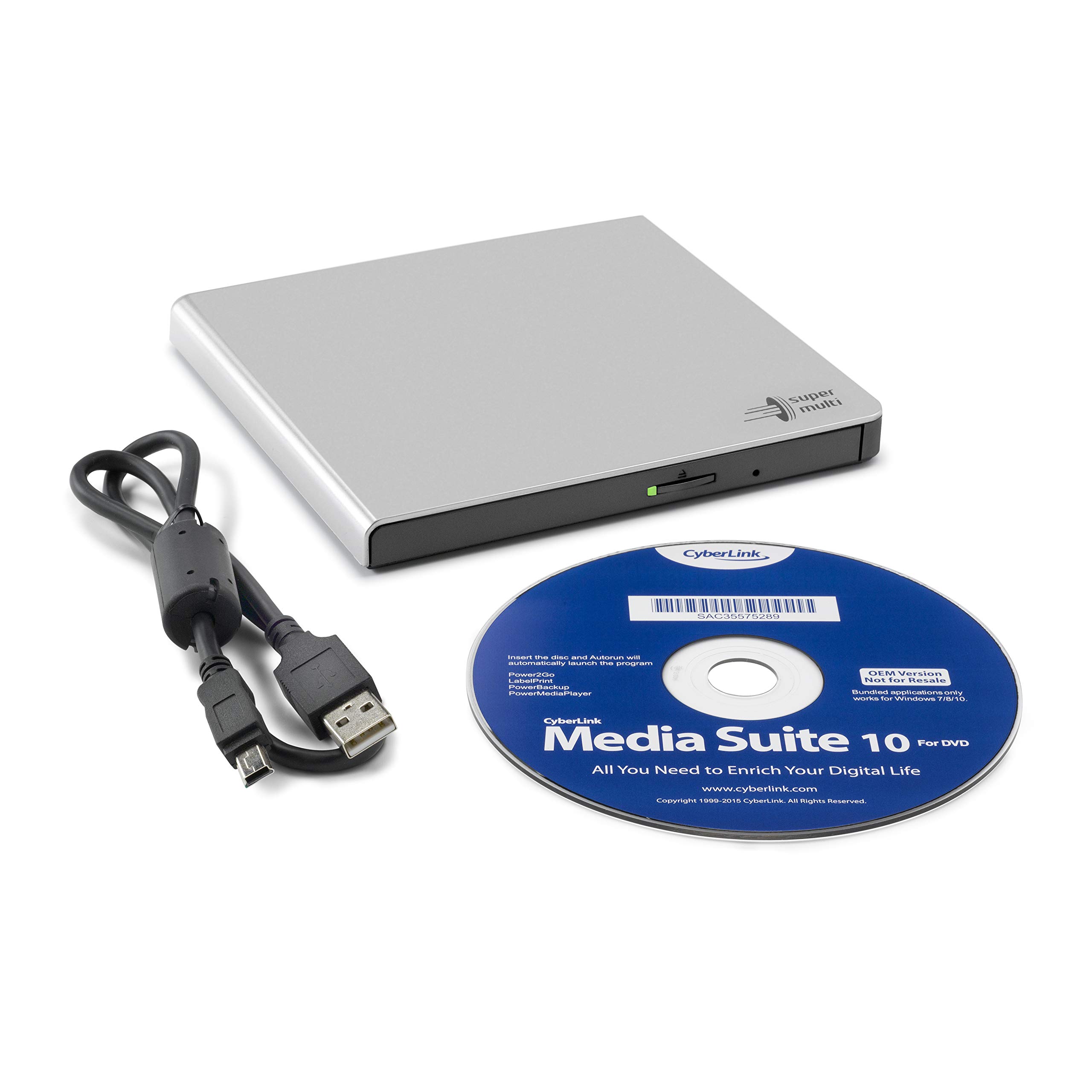 Hitachi-LG Slim Portable DVD-Writer
