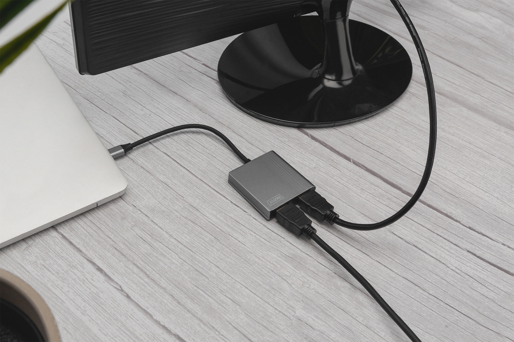 Graphis Adapter Digitus USB Type-C 4K 2-in-1 HDMI Graphics Adapter