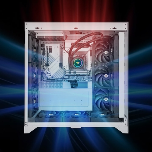 Curated visual reference: Automated Cooling System For Computer Case Reference: Thermaltake Cl F172 Pl14Bl A Computer Cooling System Computer Case