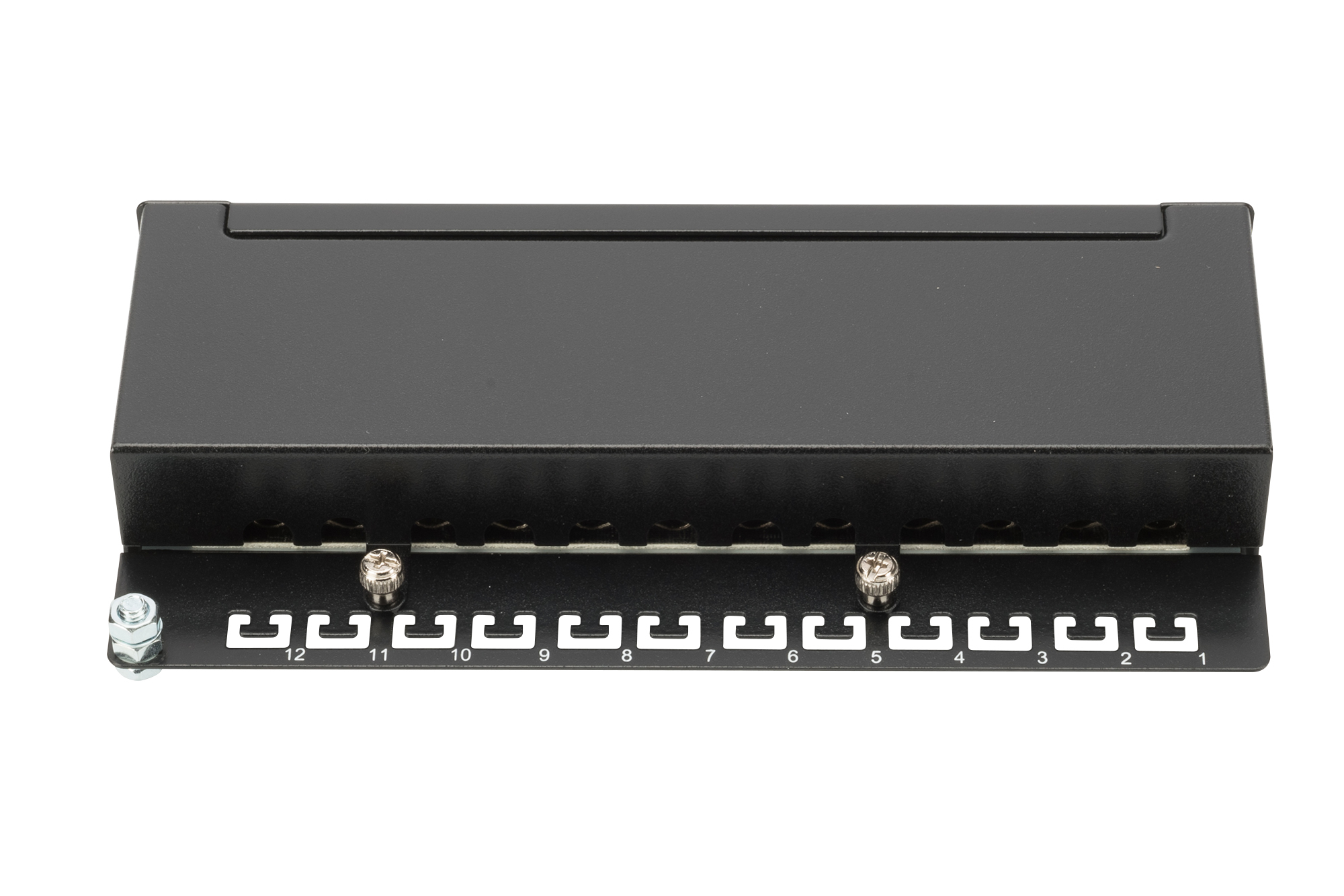 Digitus Desktop CAT 6A, Class EA patch panel, shielded, black