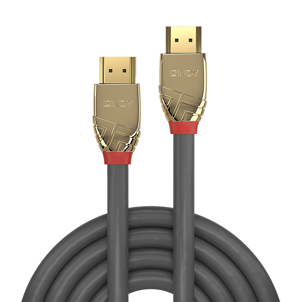 Lindy 1m High Speed HDMI Cable, Gold Line