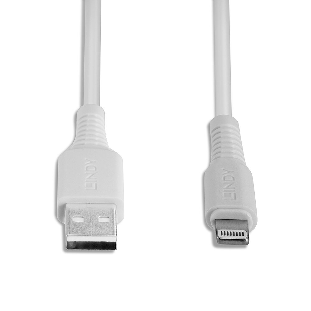 Lindy 2m USB to Lightning Cable, White
