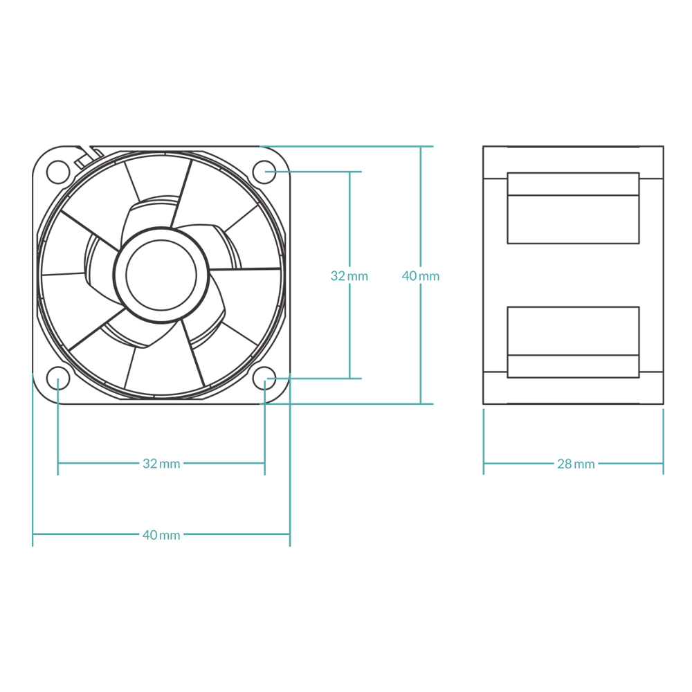 ARCTIC S4028-6K - 40 mm Server Fan