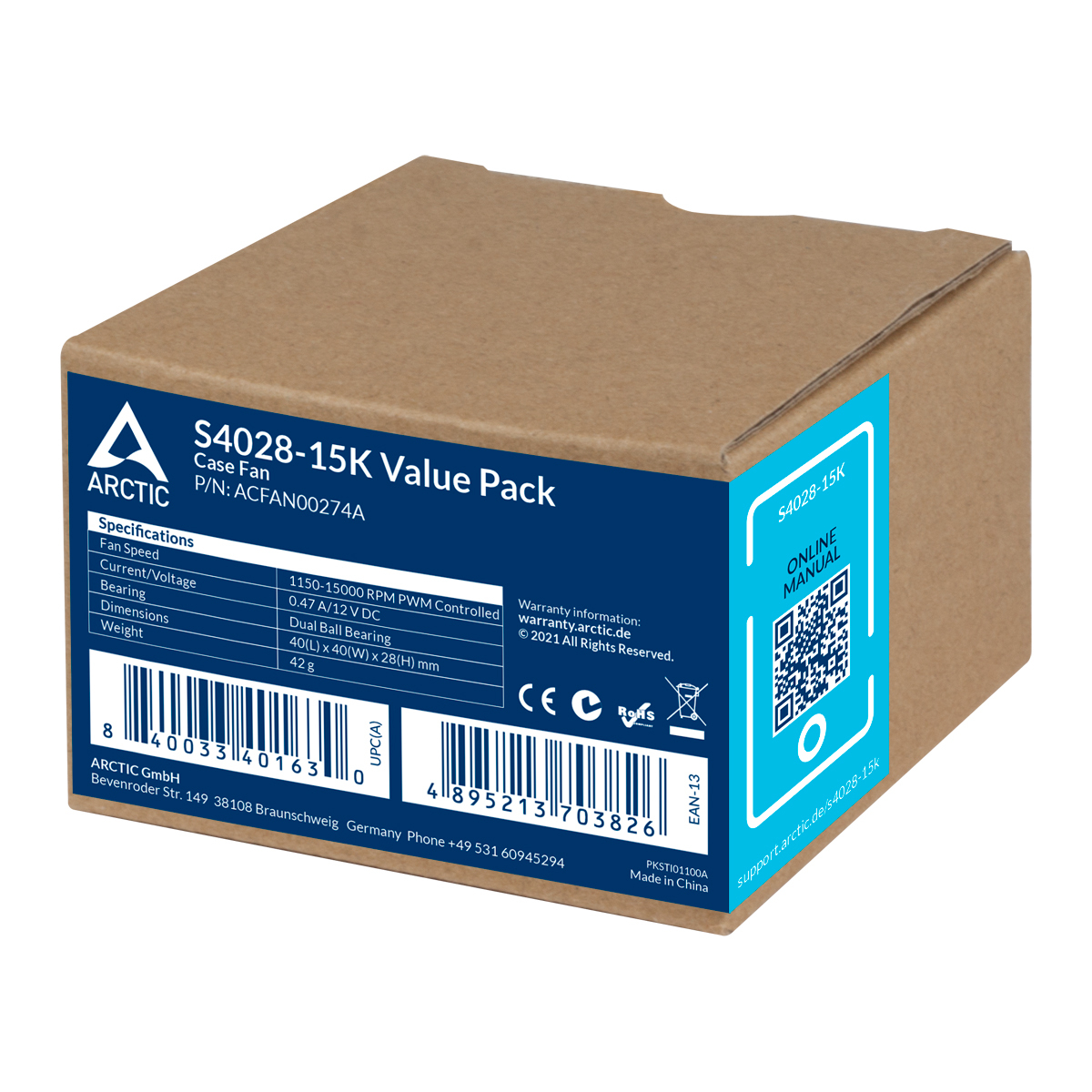 ARCTIC S4028-6K - 40 mm Server Fan