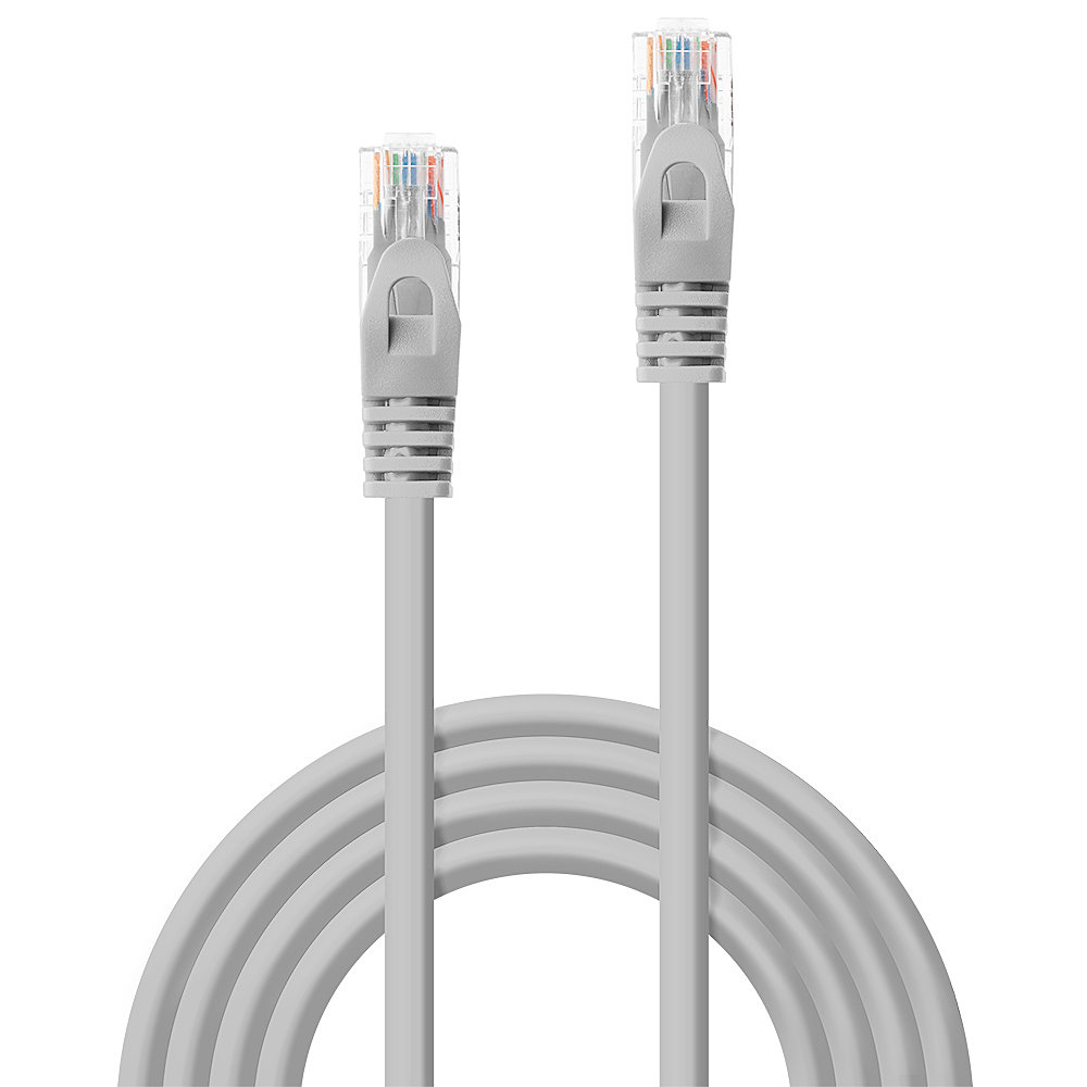 Lindy 15m Cat.5e U/UTP Cable, Grey
