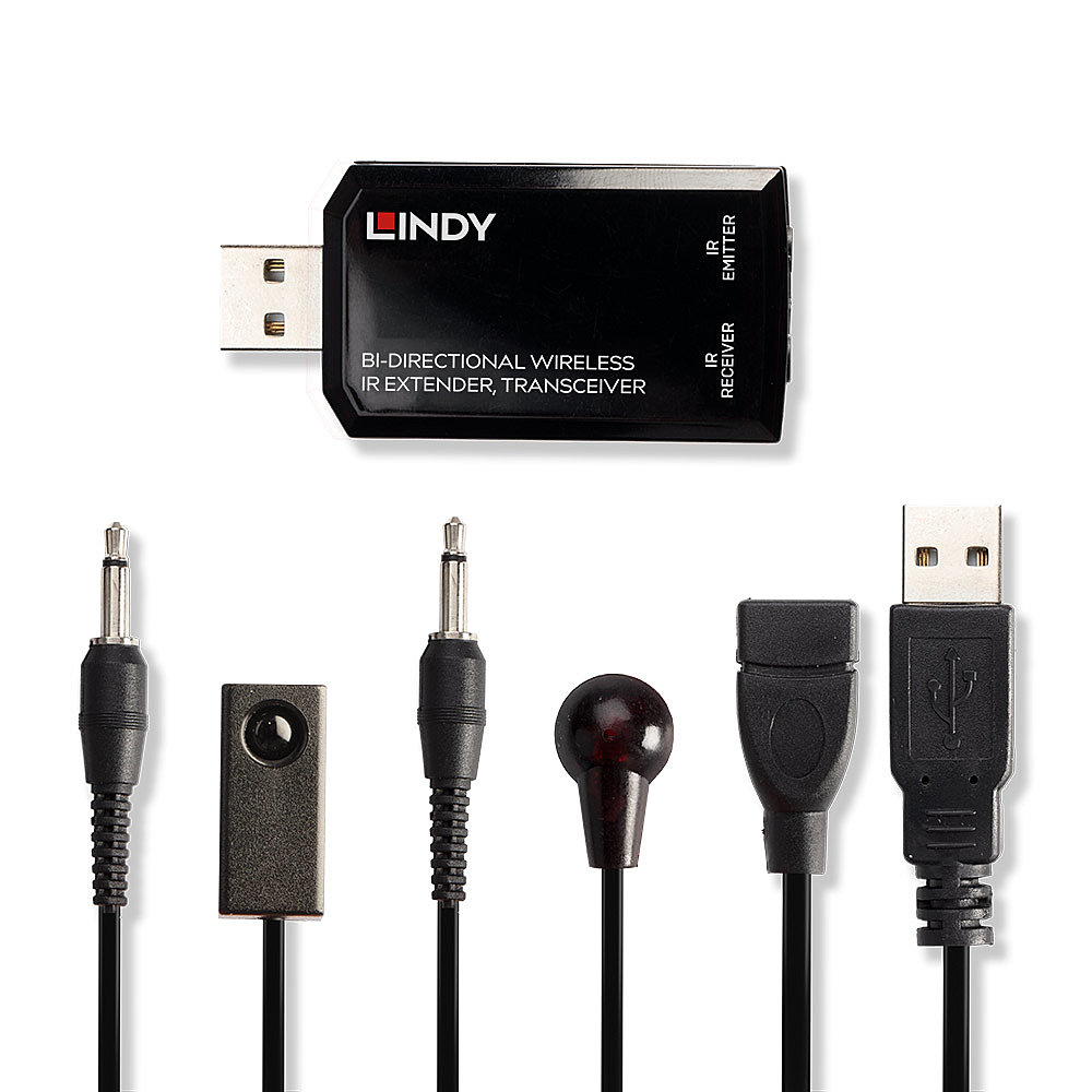 Lindy Bi-directional Wireless IR Extender, Transceiver