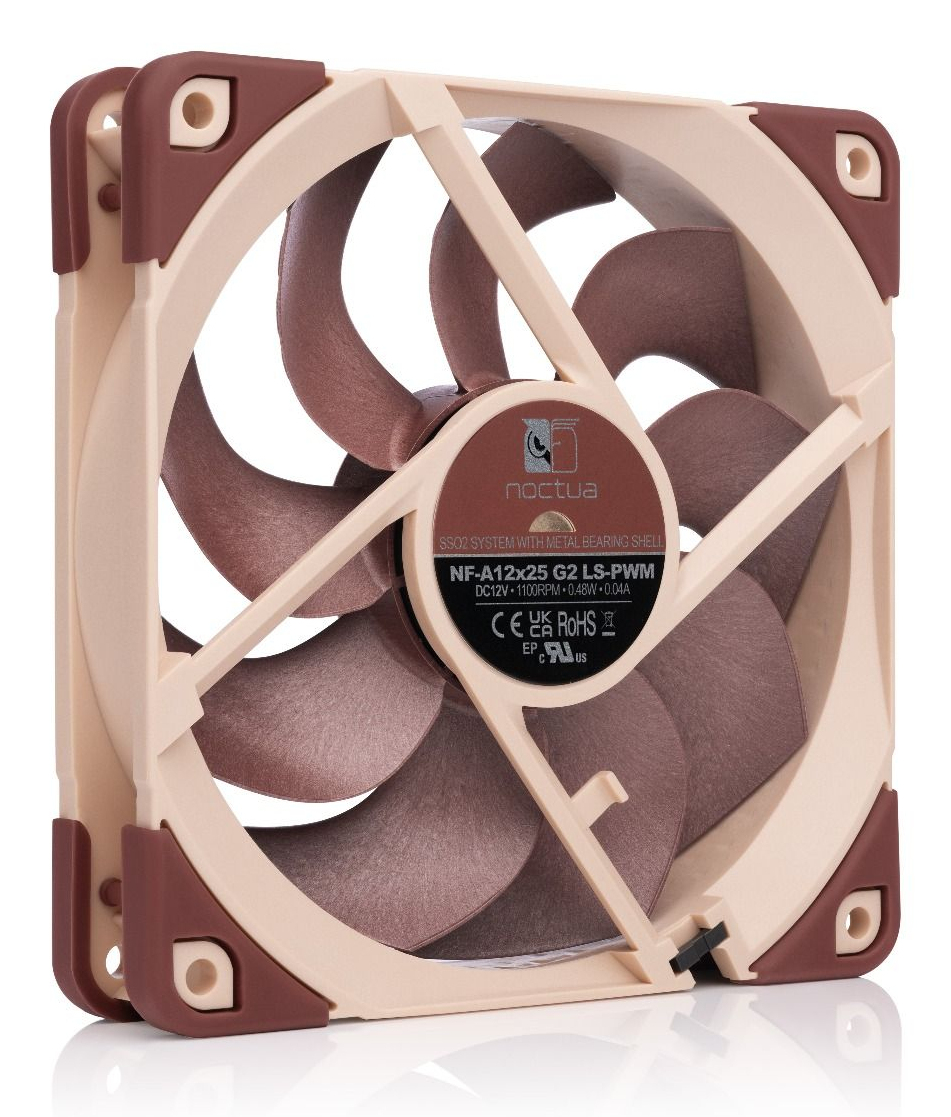 Noctua NF-A12X25 G2 LS-PWM computer cooling system Computer case Fan 12 cm Beige 1 pc(s)