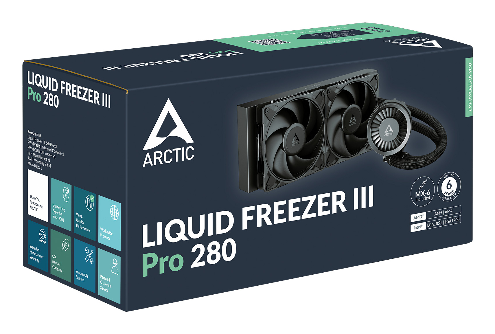 ARCTIC Liquid Freezer III Pro 280 - Multi Compatible All-in-One CPU ...