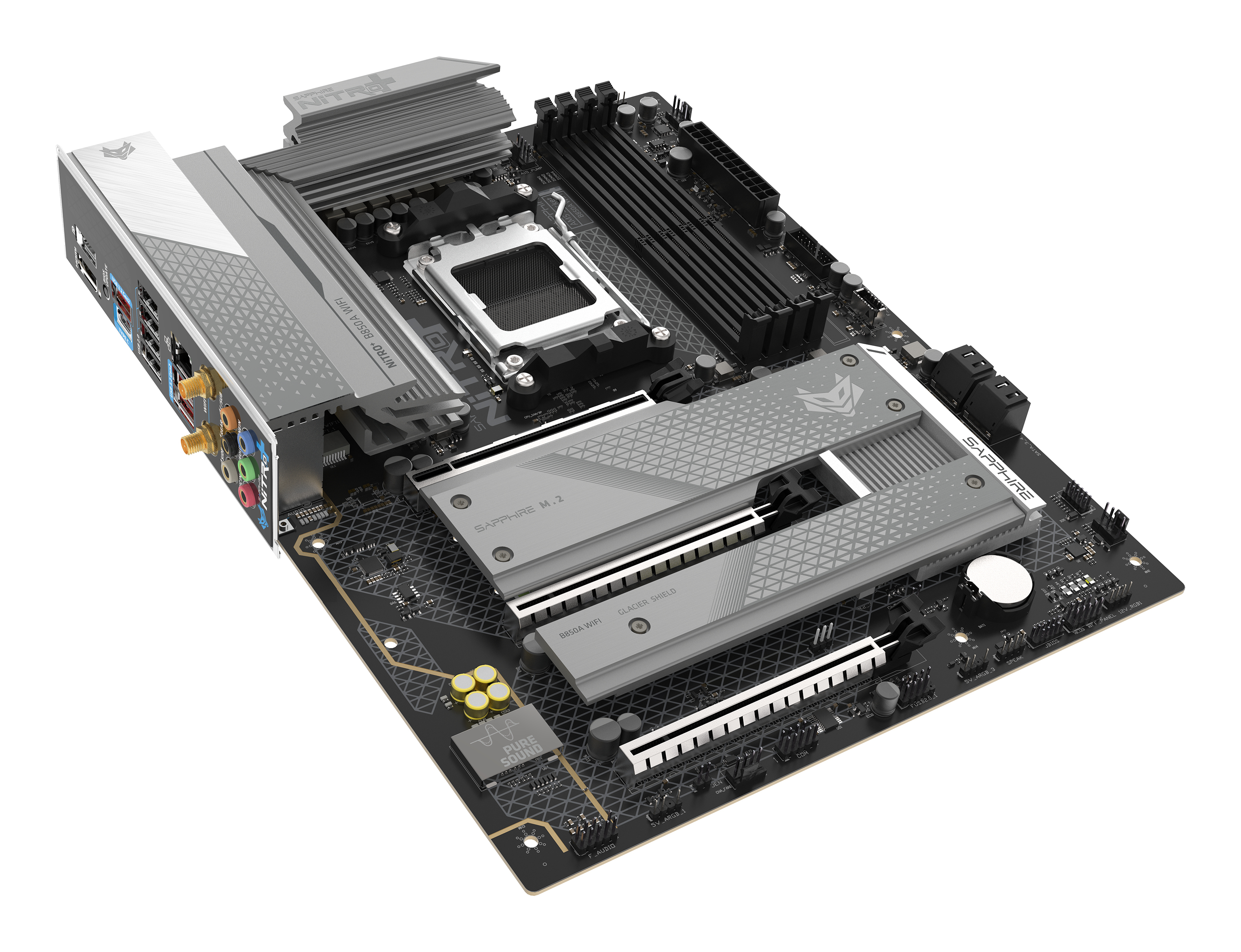 Sapphire NITRO+ B850A WIFI 7 AMD B850 Socket AM5 micro ATX