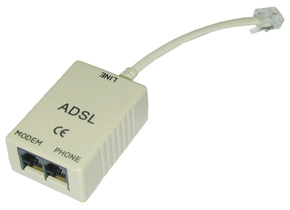 Lindy ADSL-Splitter network splitter Grey