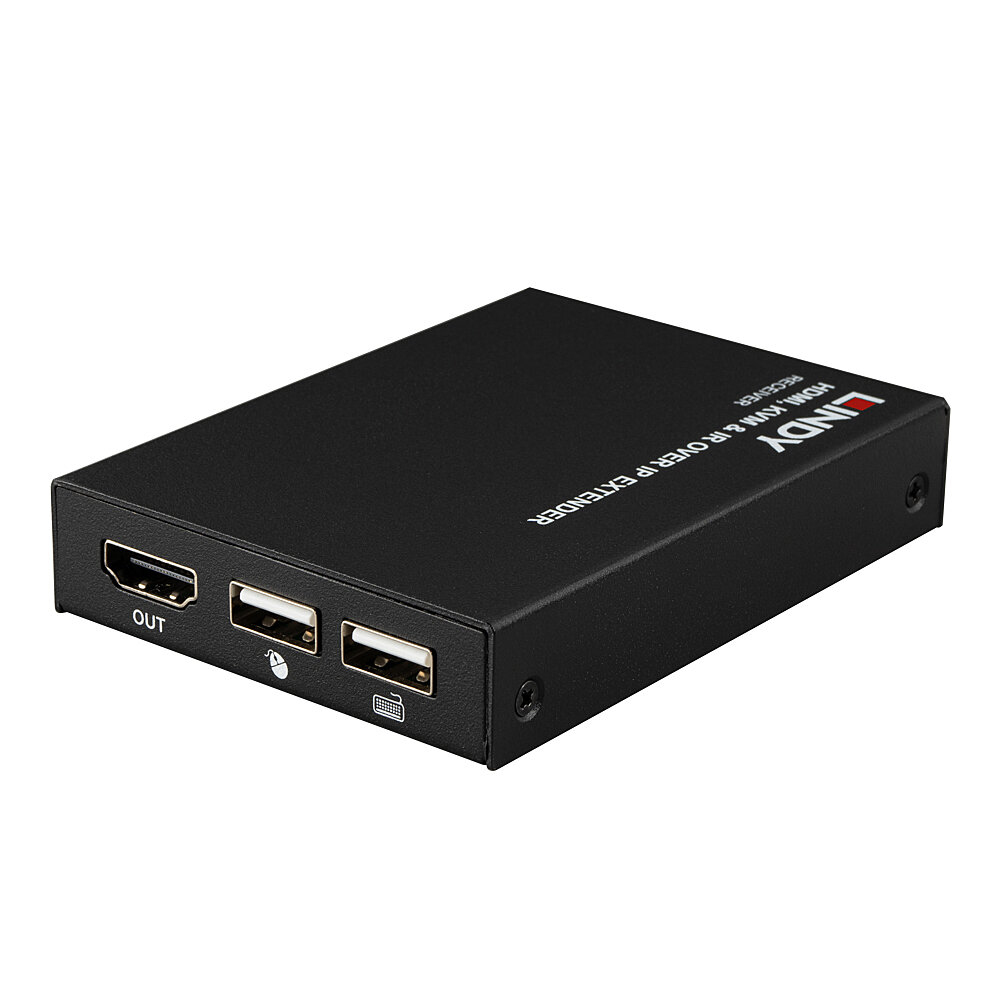 Lindy HDMI, KVM & IR over IP Extender, Receiver