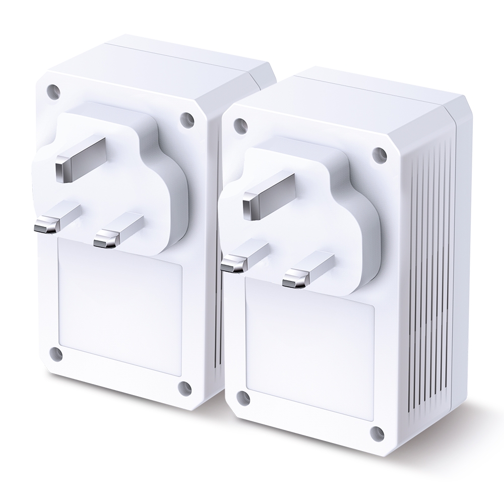 TP-Link TL-PA7017P Kit, AV1000 Gigabit Passthrough Powerline Starter Kit, UK