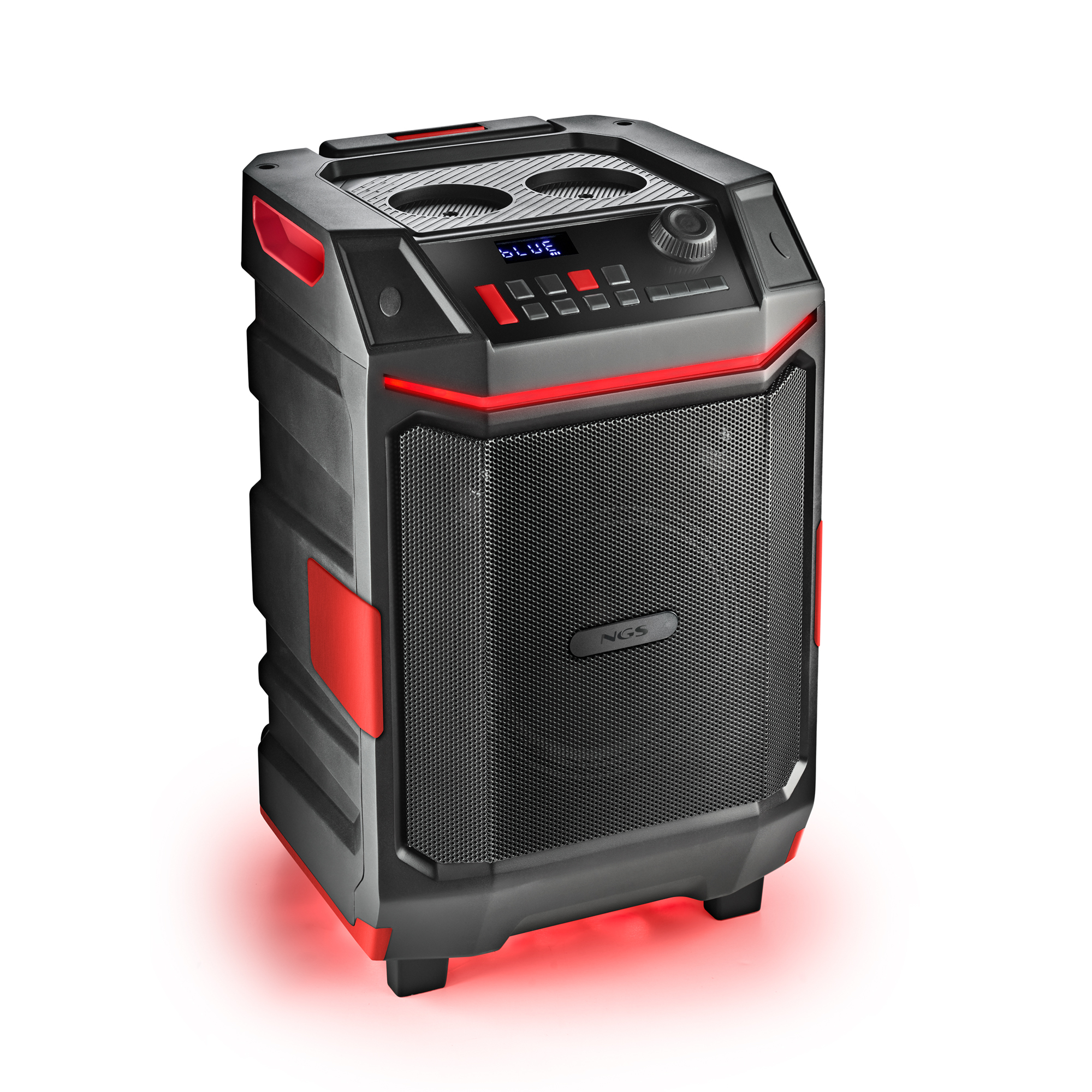 NGS Wild Bash, 300W Portable Wireless and Waterproof BT Speaker with Removable Battery