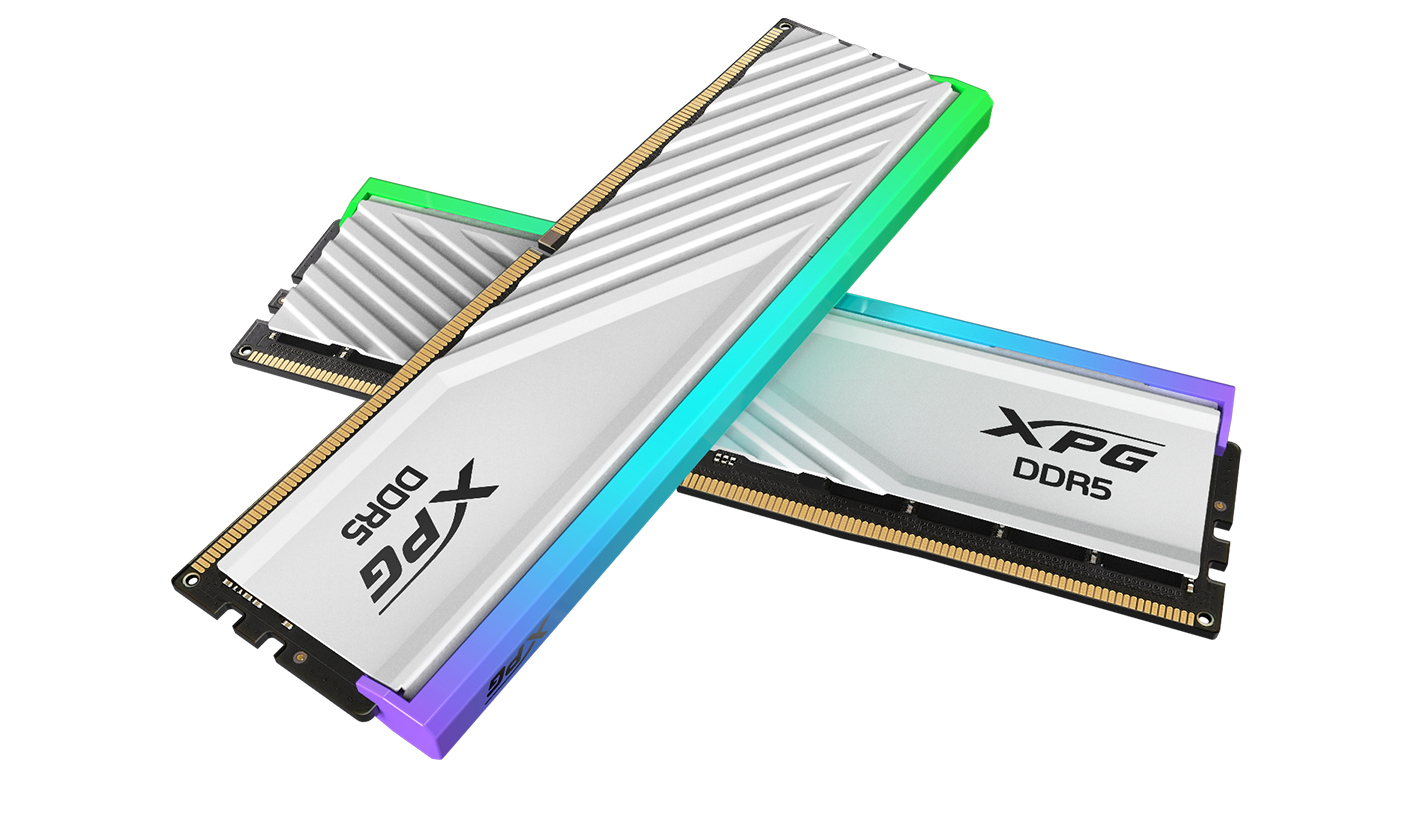 32GB Adata XPG Lancer Blade RGB DDR5 6000MHz Dual Channel Memory Kit (2x 16 GB) White