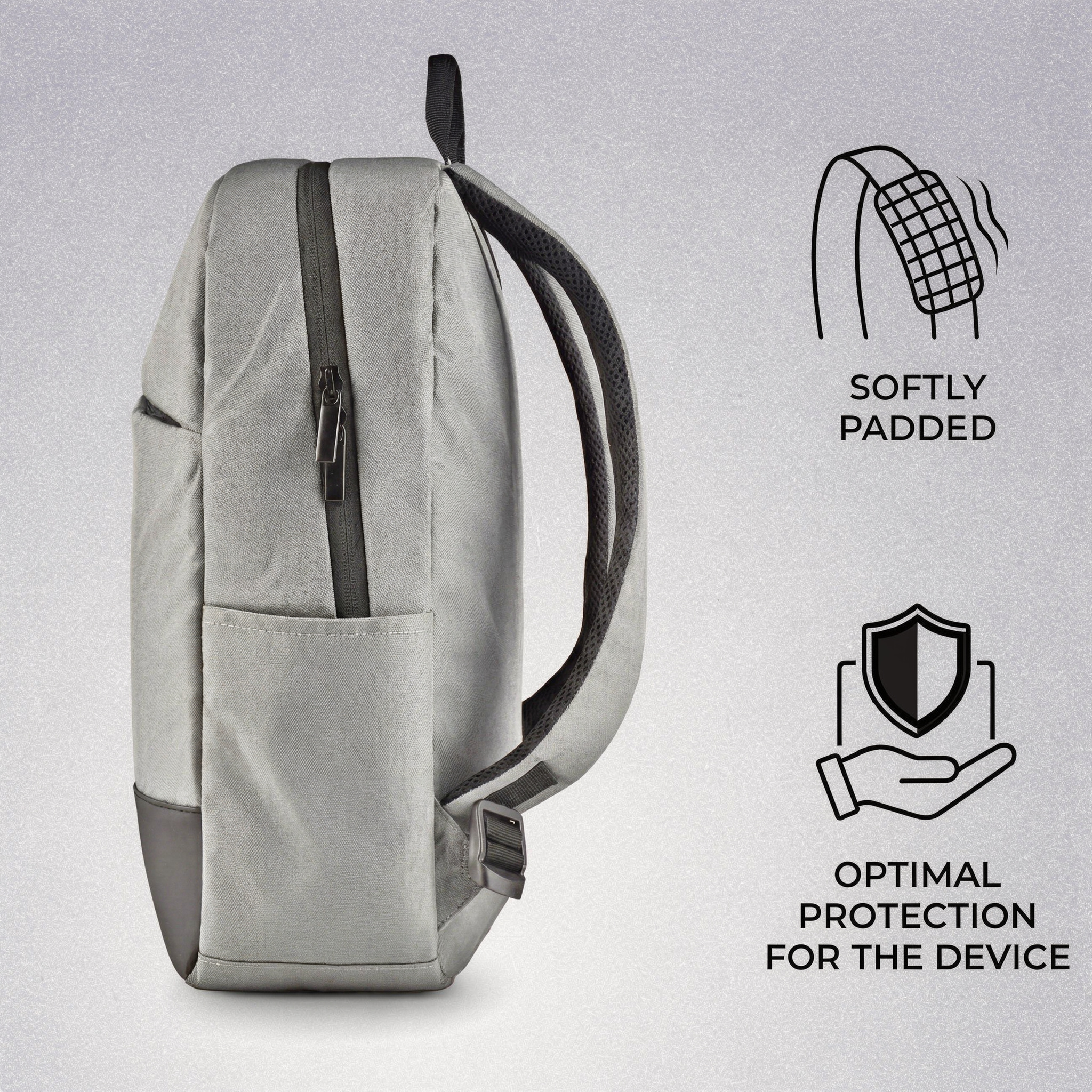 NGS Sacks Venture 15.6" Laptop Backpack, Grey