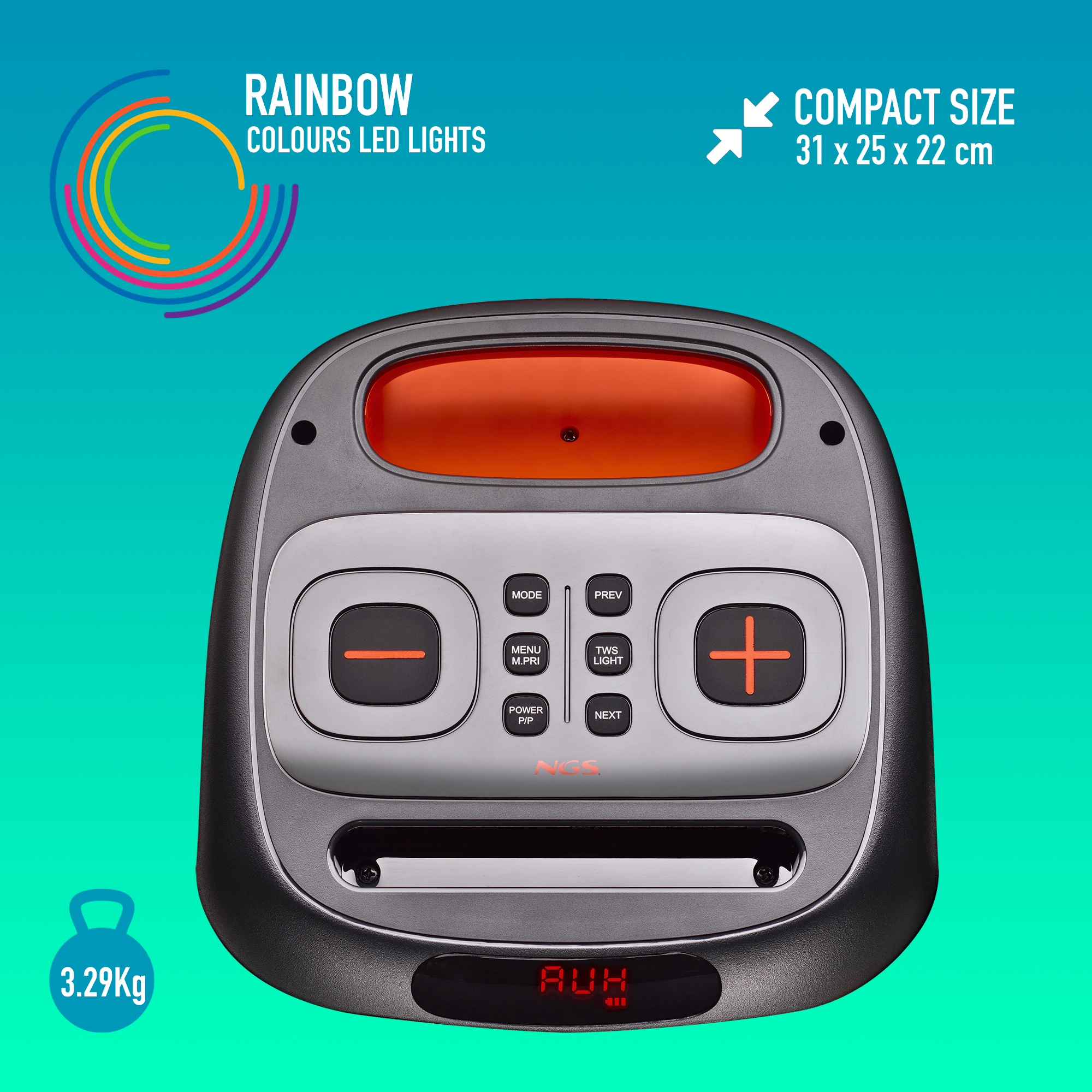 NGS Wildswag, 80W Portable Wireless BT Speaker