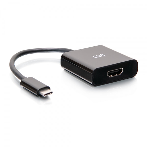 C2G USB Type C Male To 4K HDMI Female Video Adapter - Black