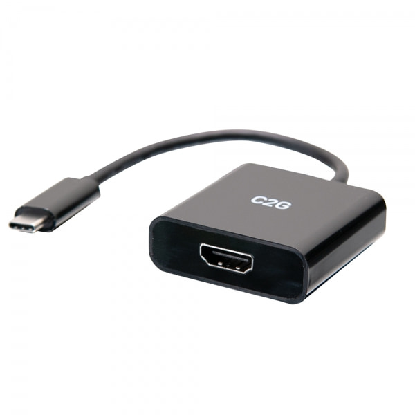 C2G USB Type C Male To 4K HDMI Female Video Adapter - Black