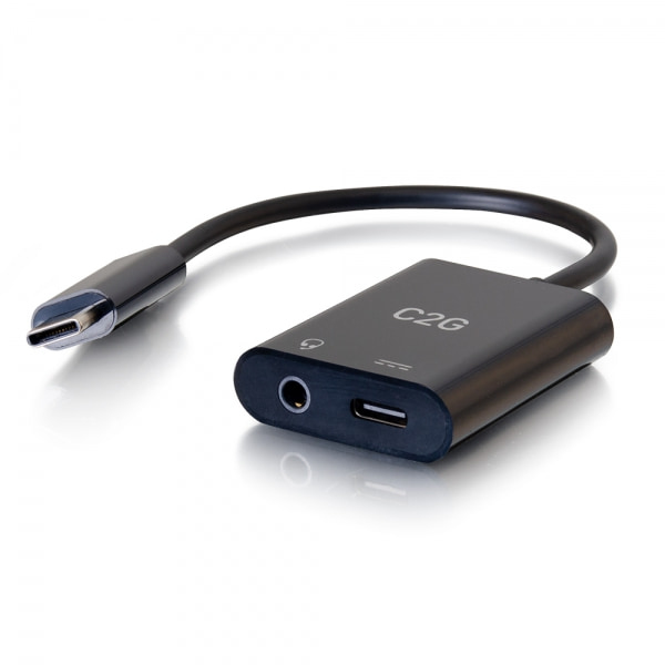 C2G USB C Male To AUX 3.5mm Female Adapter 