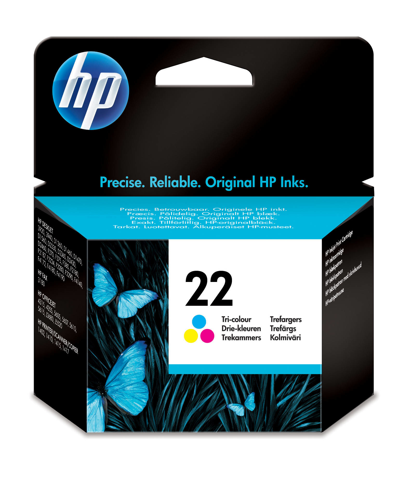 HP 22 Cyan, Magenta, Yellow Ink Cartridge