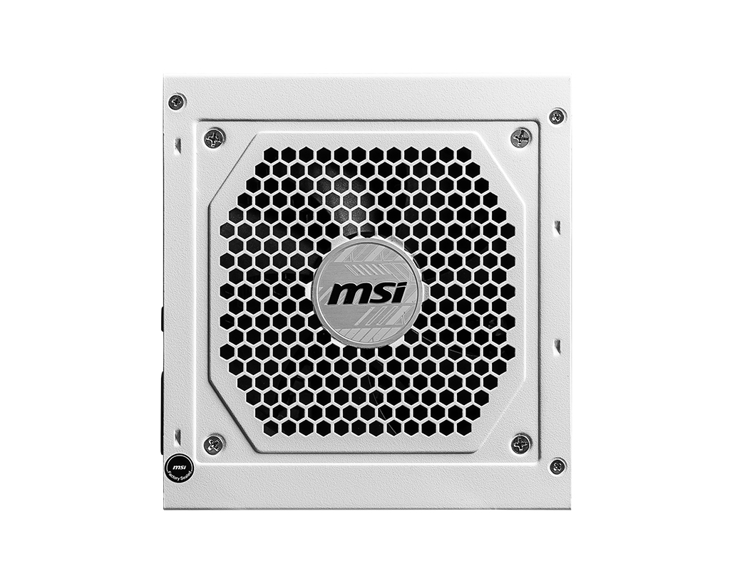 MSI 850W Fully Modular ATX Power Supply - White