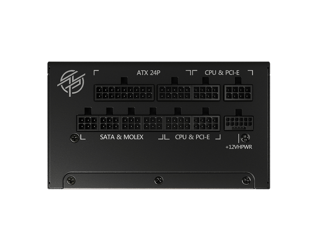 MSI 1000W ATX Fully Modular Power Supply - Black