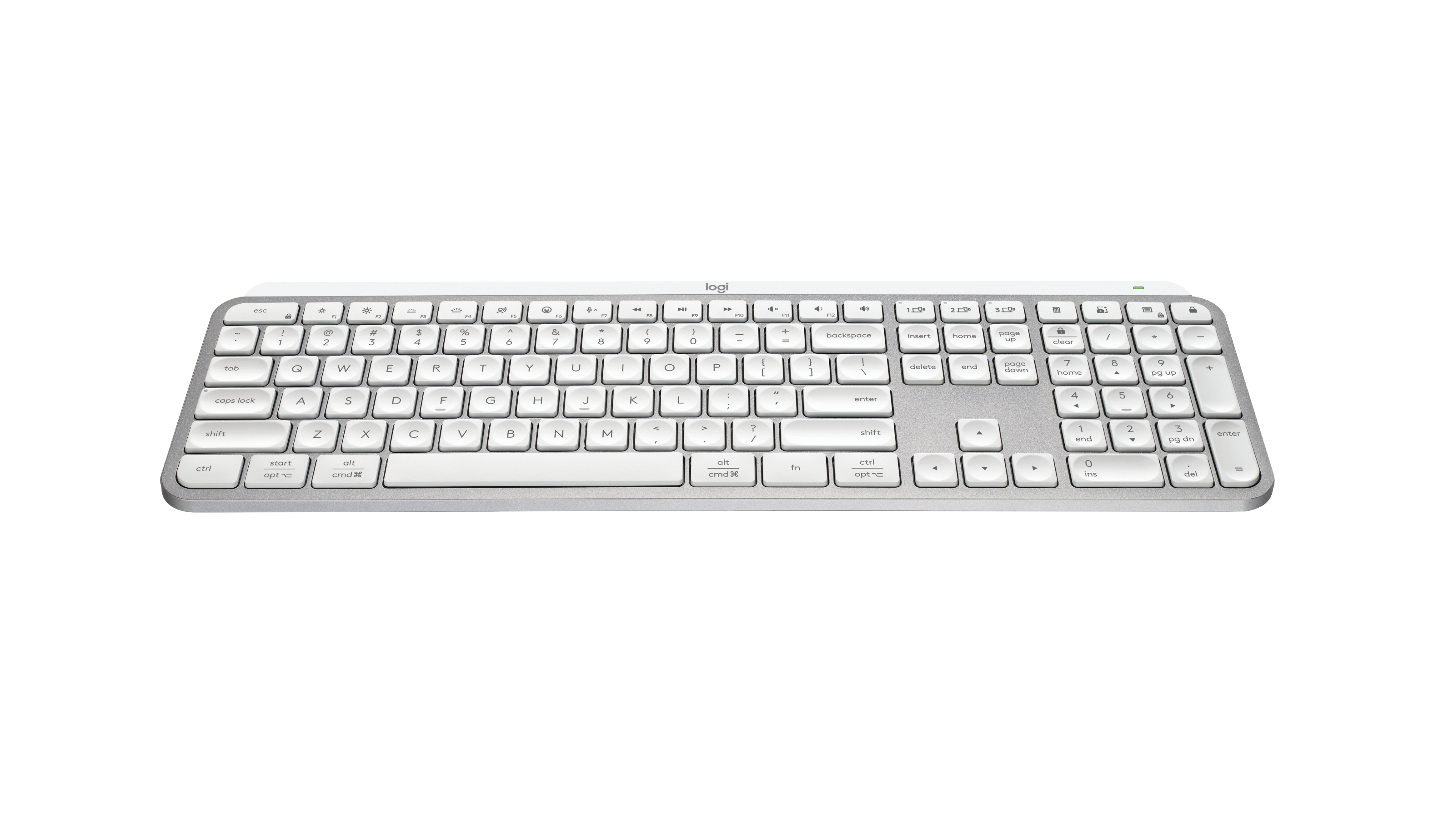 Logitech MX Keys S Keyboard - Pale Grey