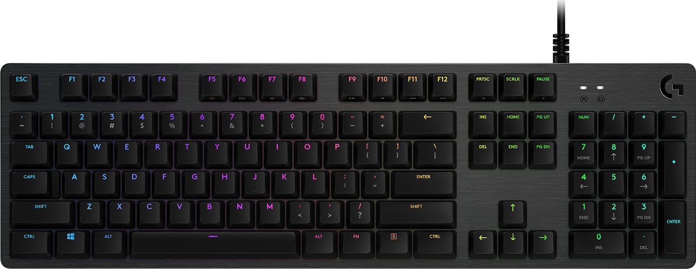 Logitech G512 Wired Gaming Keyboard - Carbon 
