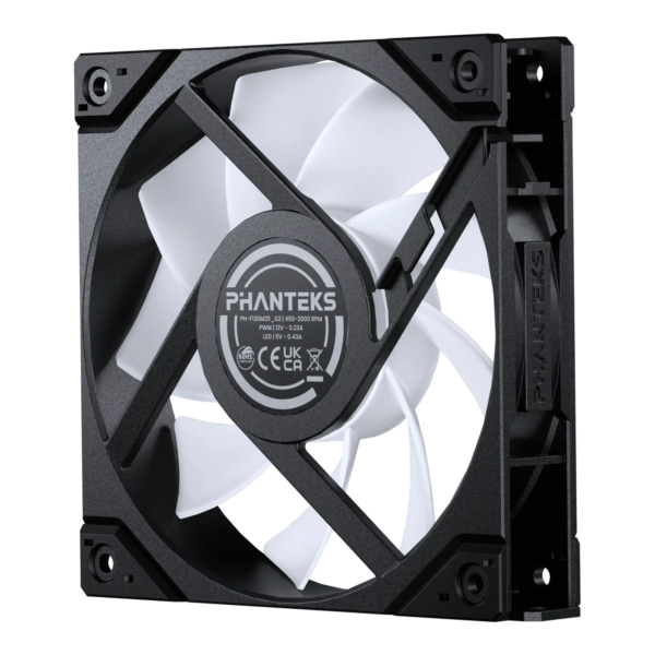 Phanteks 120MM 2000RPM Computer Case Fan - Black
