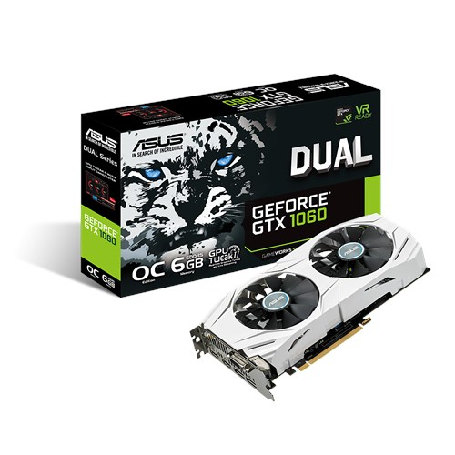 Asus 90YV09X0-M0NA00 NVIDIA Dual GeForce GTX 1060 6GB GDDR5 Graphics Card