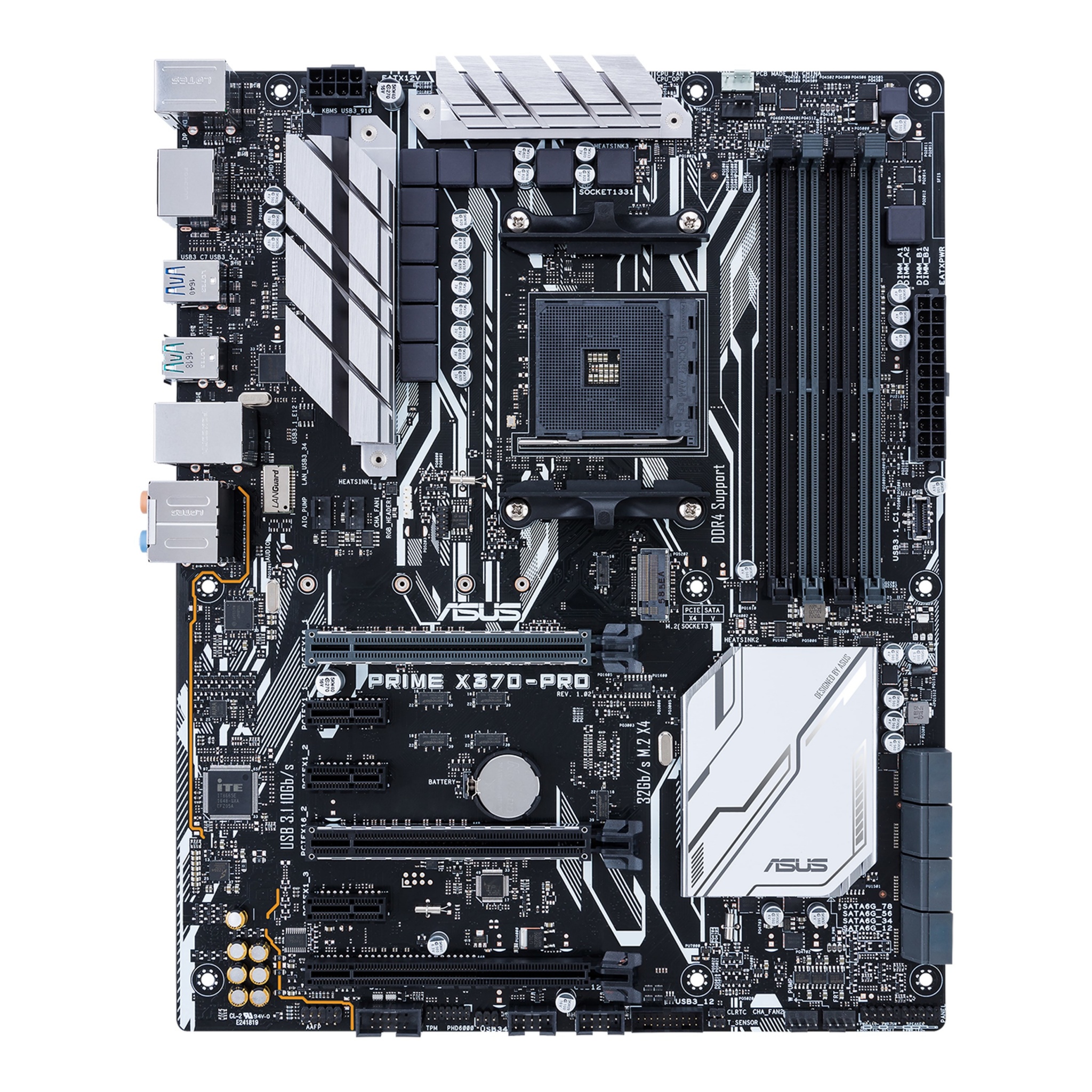 Asus Prime AM4 X370 DDR4-SDRAM Motherboard