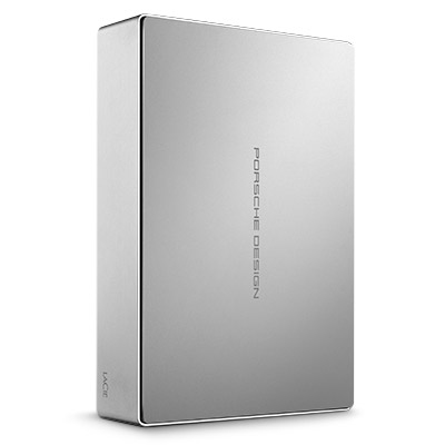4TB Seagate LaCie Porsche Design USB3.1 External Hard Drive - Silver