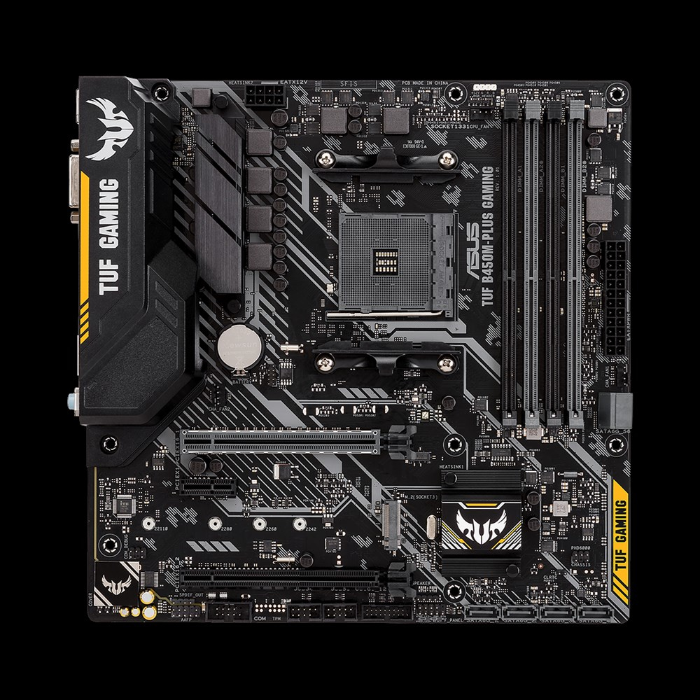 Asus TUF AM4 AMD B450M-Plus Gaming Micro ATX DDR4-SDRAM Motherboard